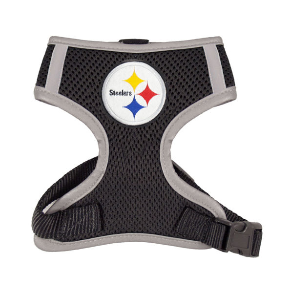 Picture of Pittsburgh Steelers Dog Harness Vest.