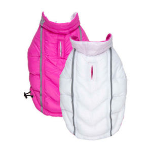 Picture of Featherlite Reversible-Reflective Puffer Vest Pink/White