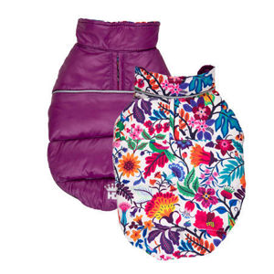 Picture of Flex-Fit Reversible Puffer Vest - Purple/Floral