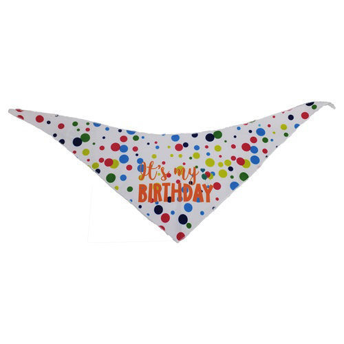 Picture of One Sided Bandana – It’s My Birthday Tied Bandana