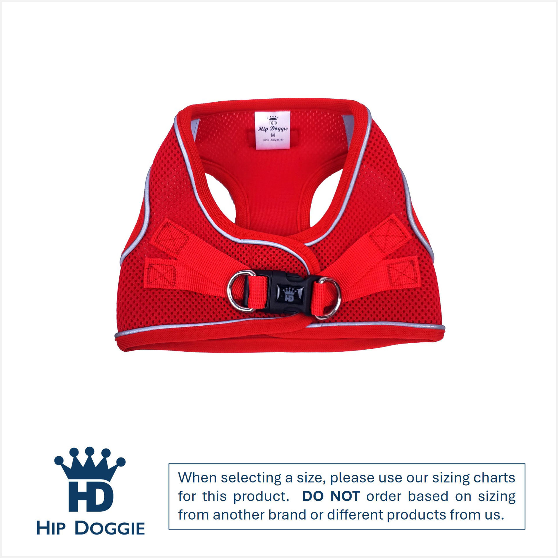 Picture of EZ Step-In Harness Vest - Red