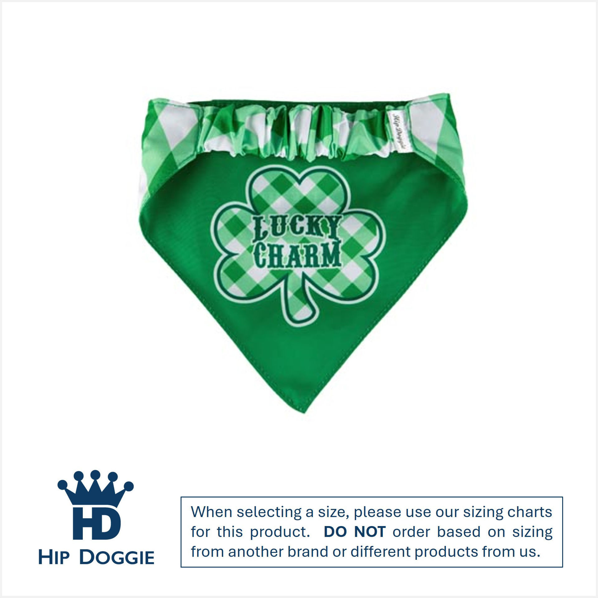 Picture of Two Sided Bandana - Shamrock
