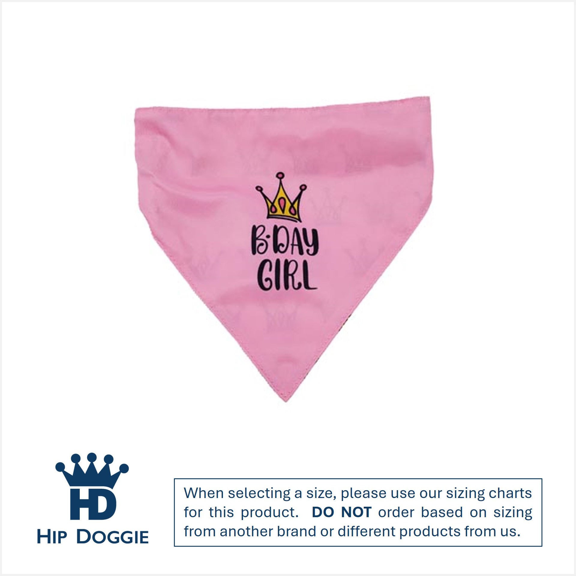 Picture of Two Sided Bandana - Birthday Girl
