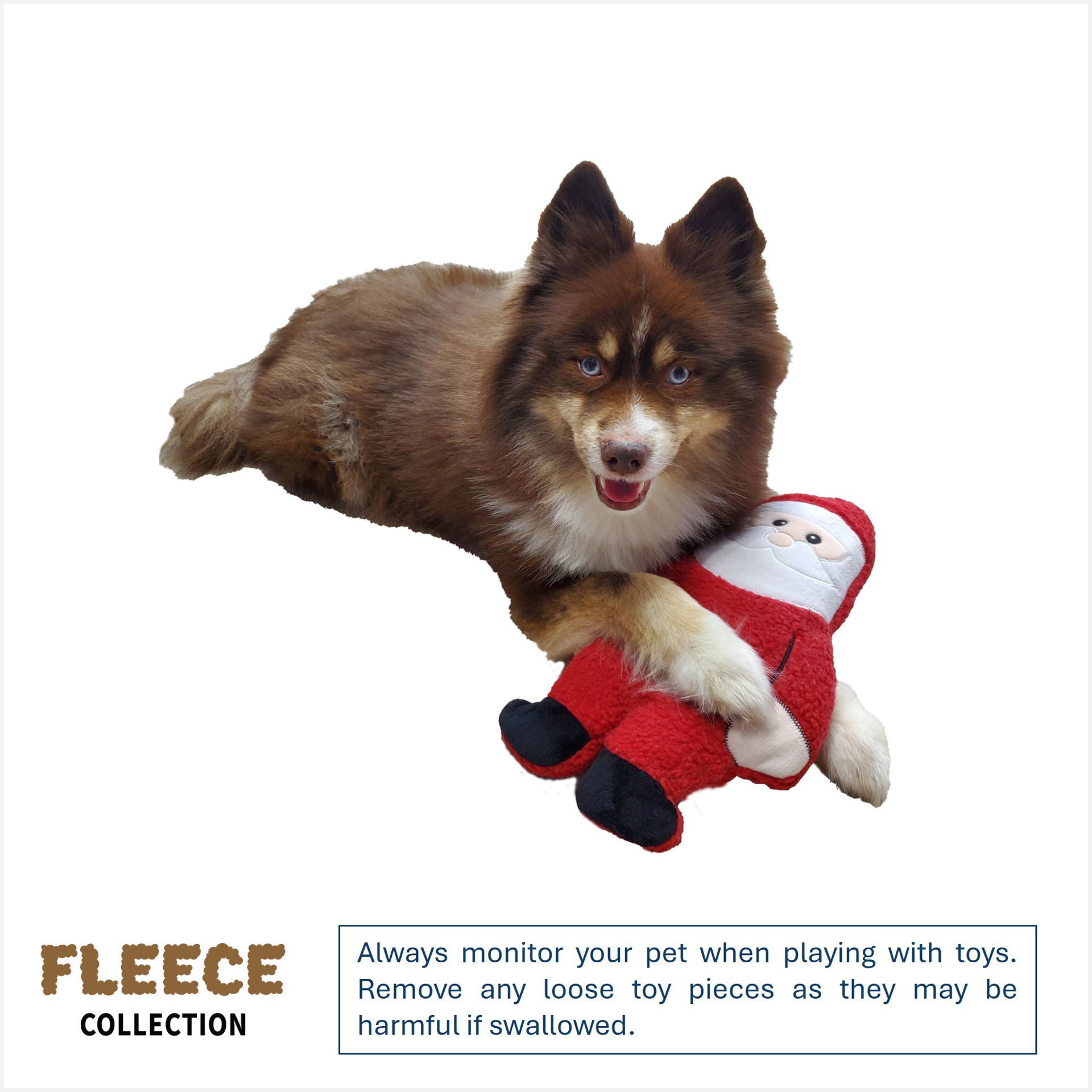 Picture of Holiday Fleece Toy - Santa
